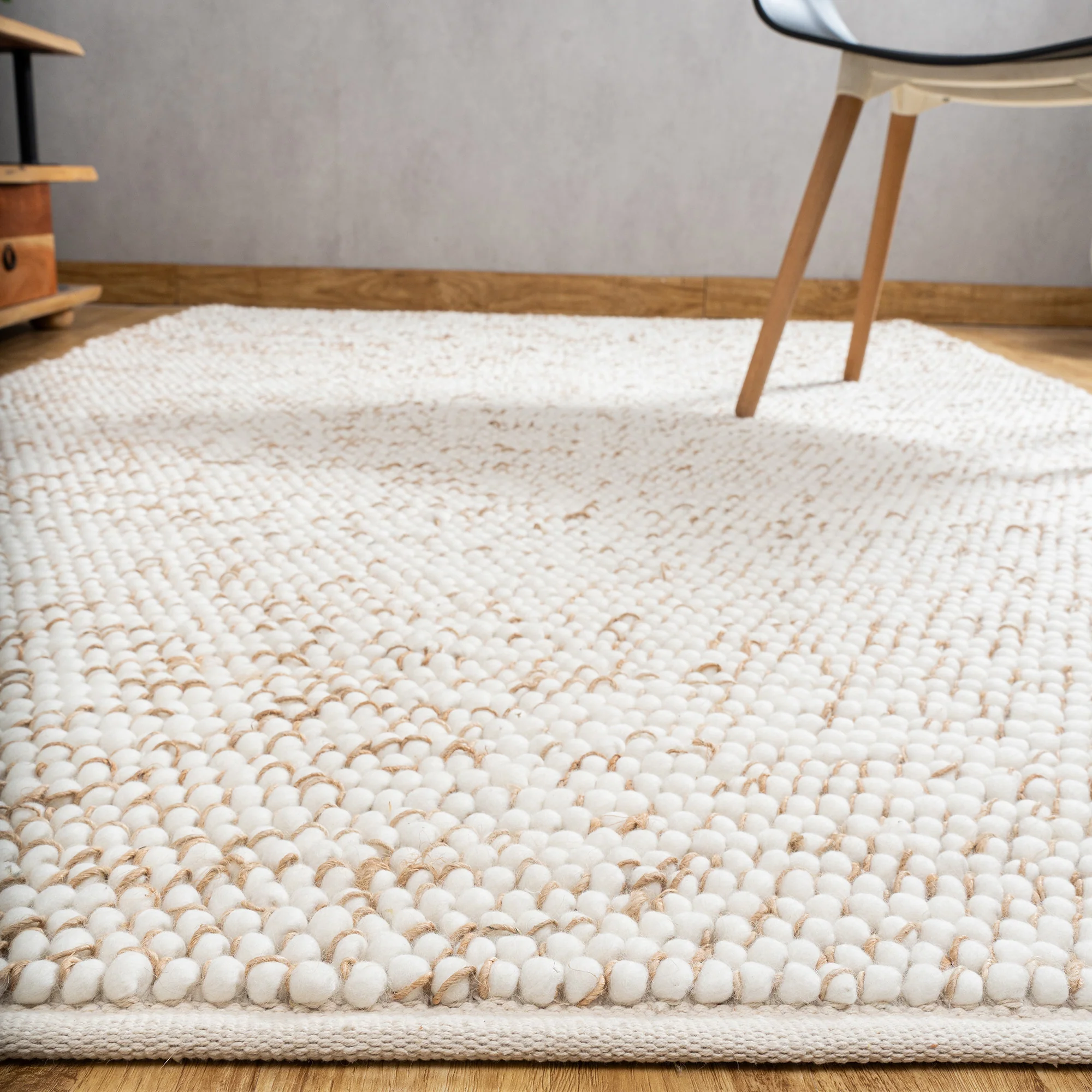 Alana Ecru Spiral Rug - Image 3