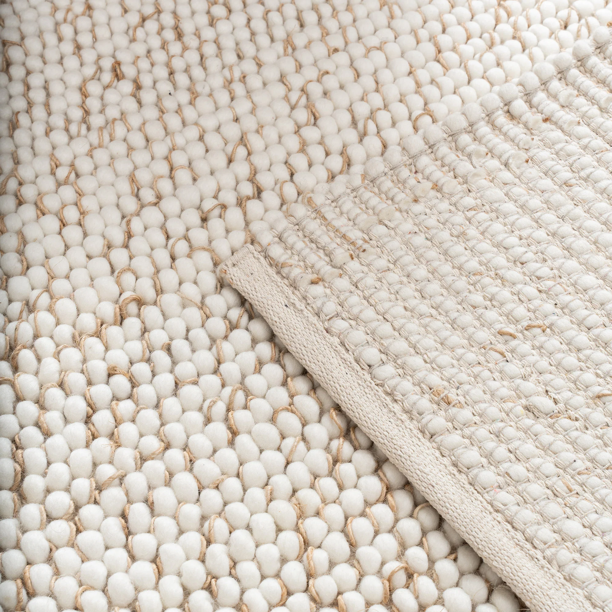 Alana Ecru Spiral Rug - Image 4