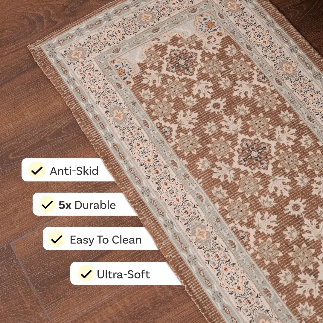 Amber Mosaic Bedside Runner - Image 3