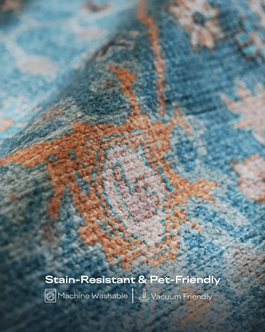 Aqua Garden Area Rug - Image 4