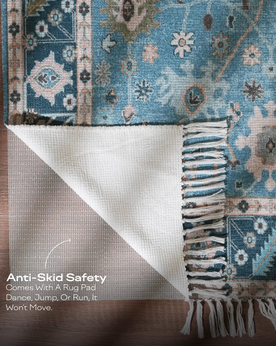 Aqua Garden Area Rug - Image 6