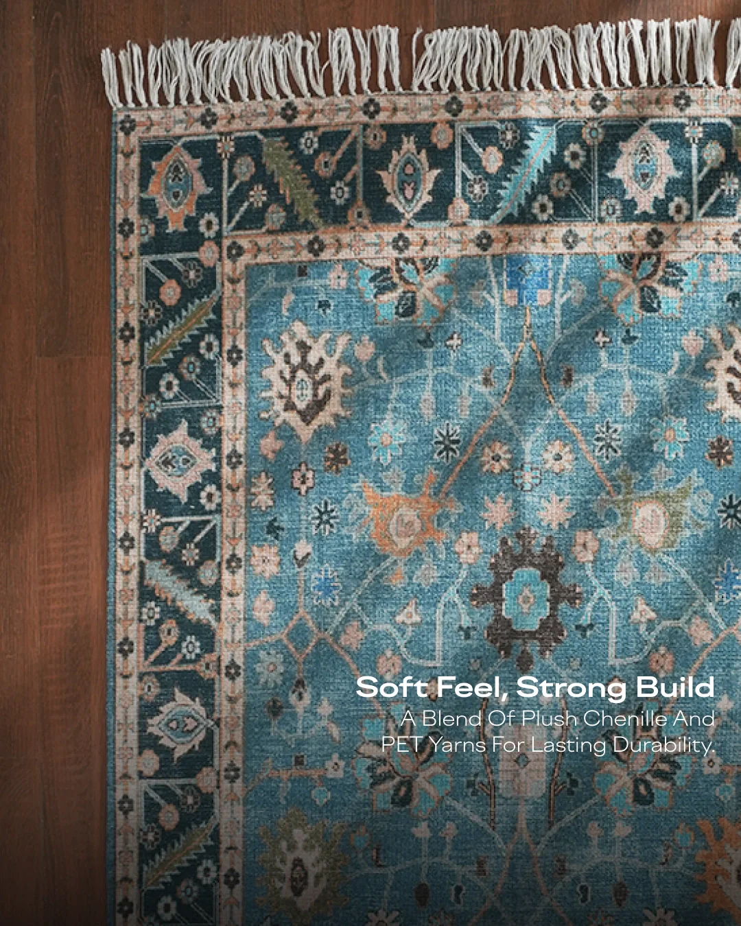 Aqua Garden Area Rug - Image 7