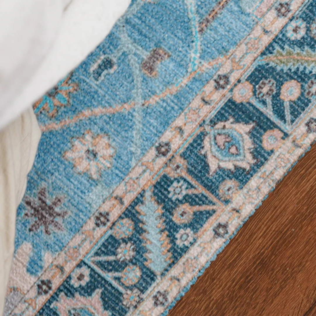 Aqua Garden Bedside Runner - Image 4