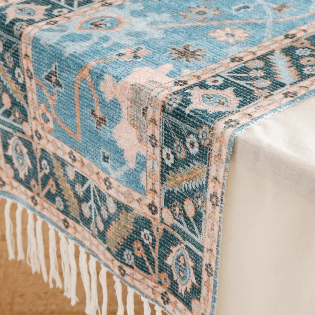 Aqua Garden Table Runner - Image 6