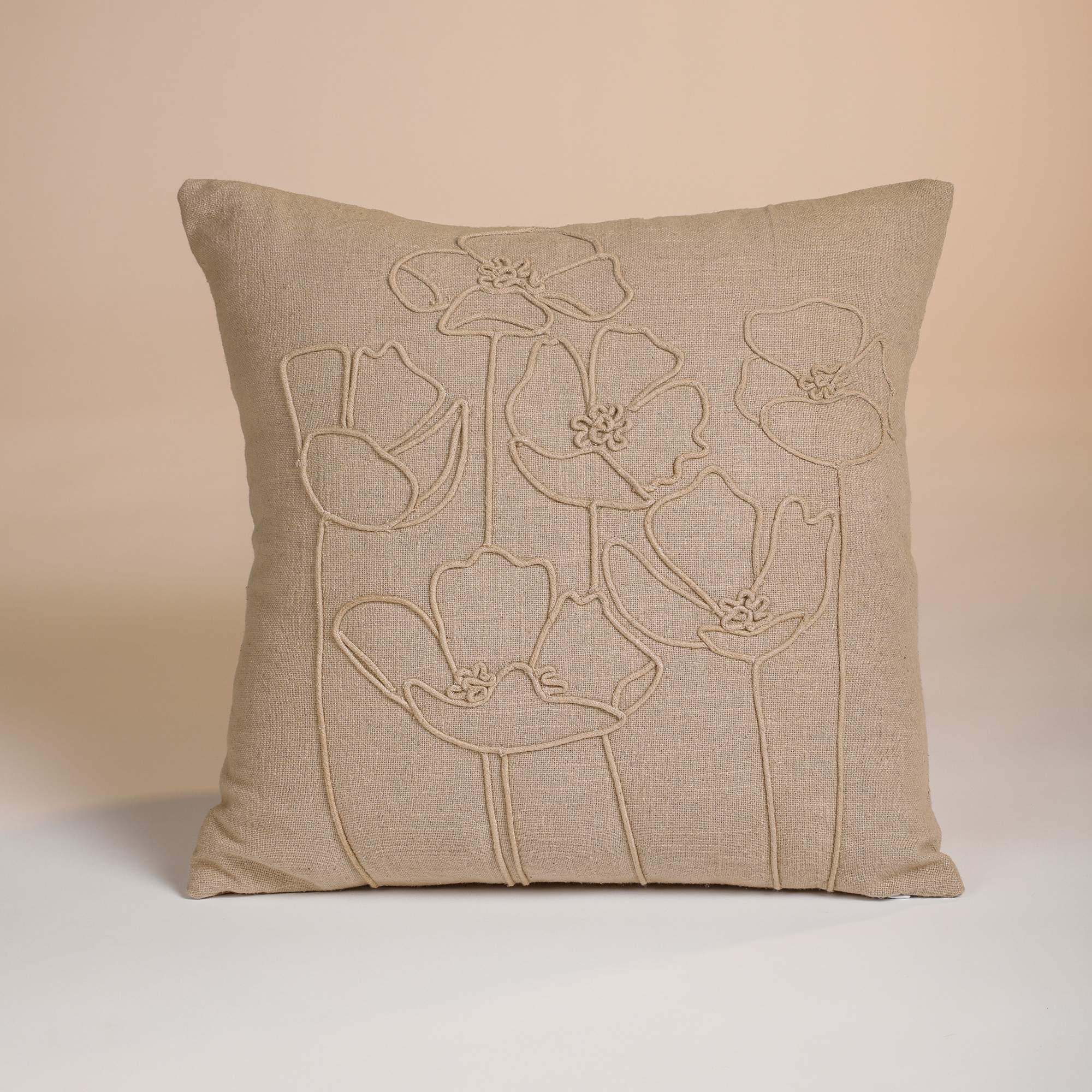 Botanical Brown Cushion Cover - Image 3