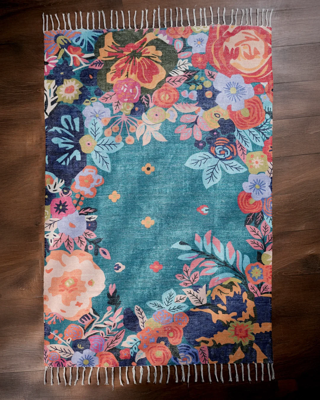 Heritage Floral Area Rug - Image 3