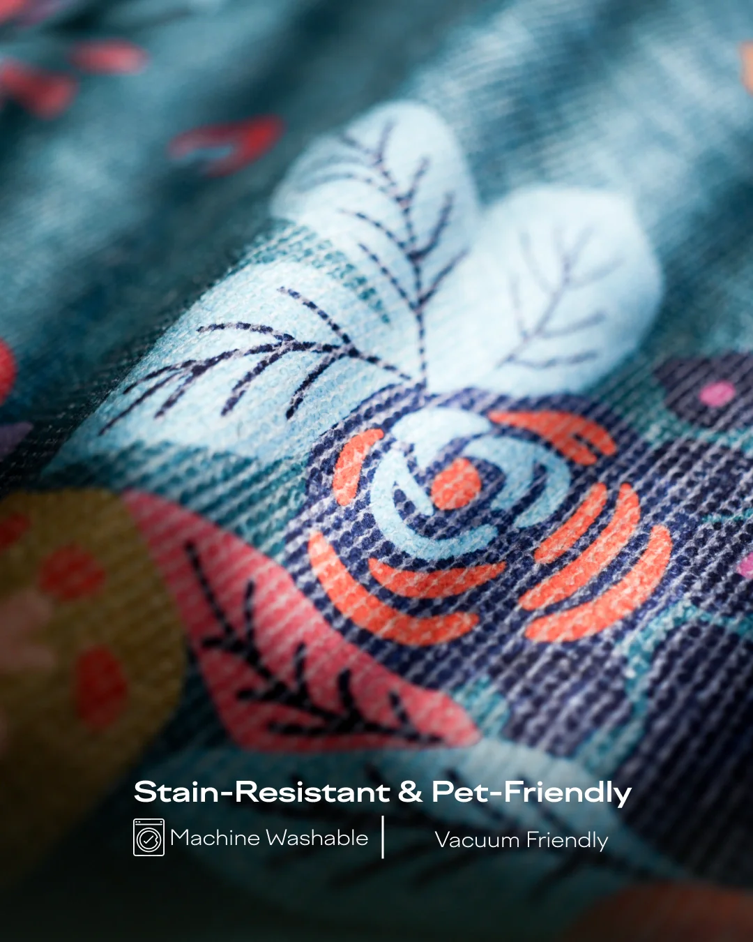 Heritage Floral Area Rug - Image 5