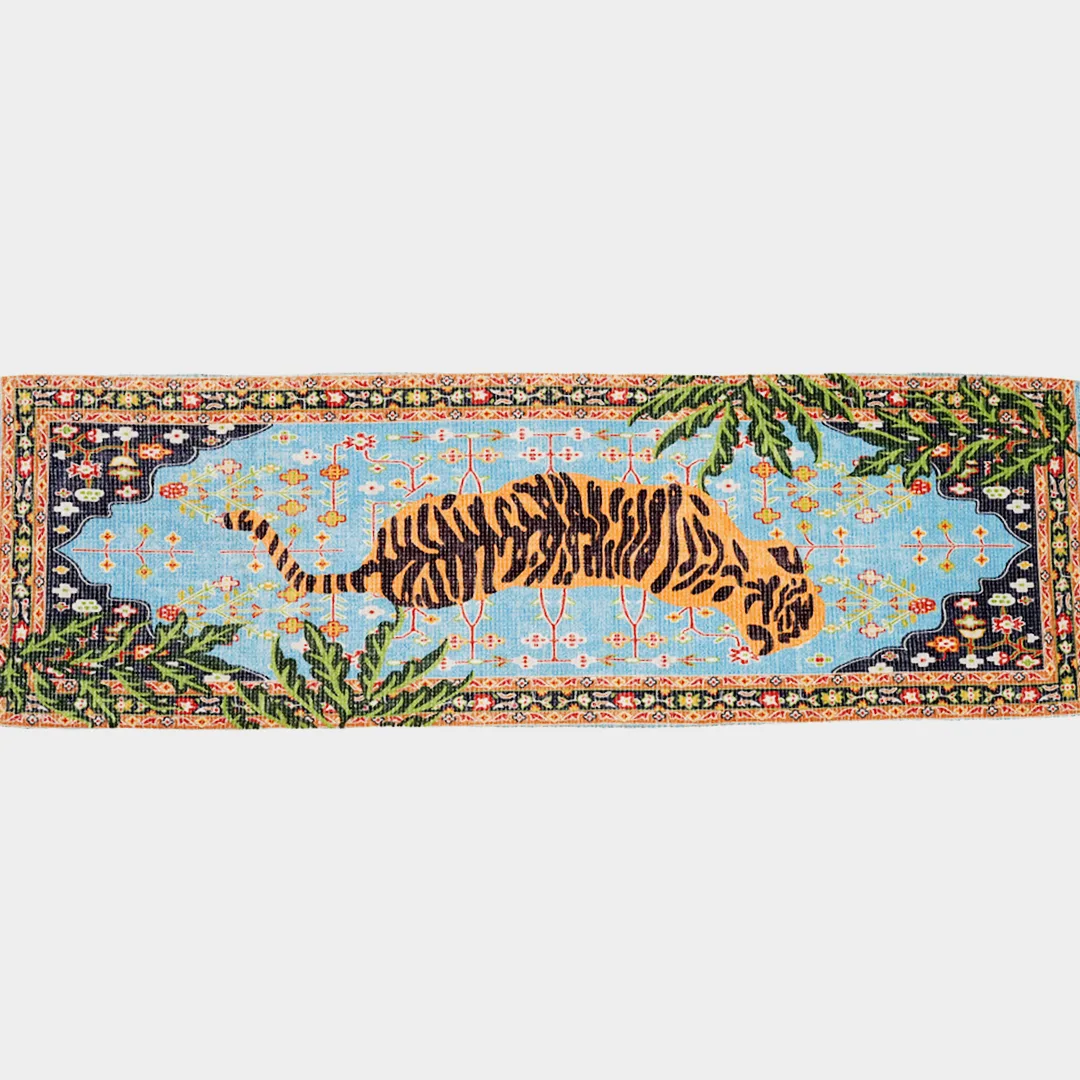 Imperial Tiger Chenille Table Runner - Image 9