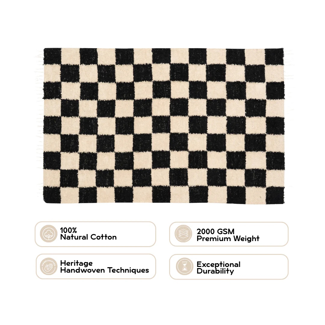 Noir Blanc Area Rug - Image 5