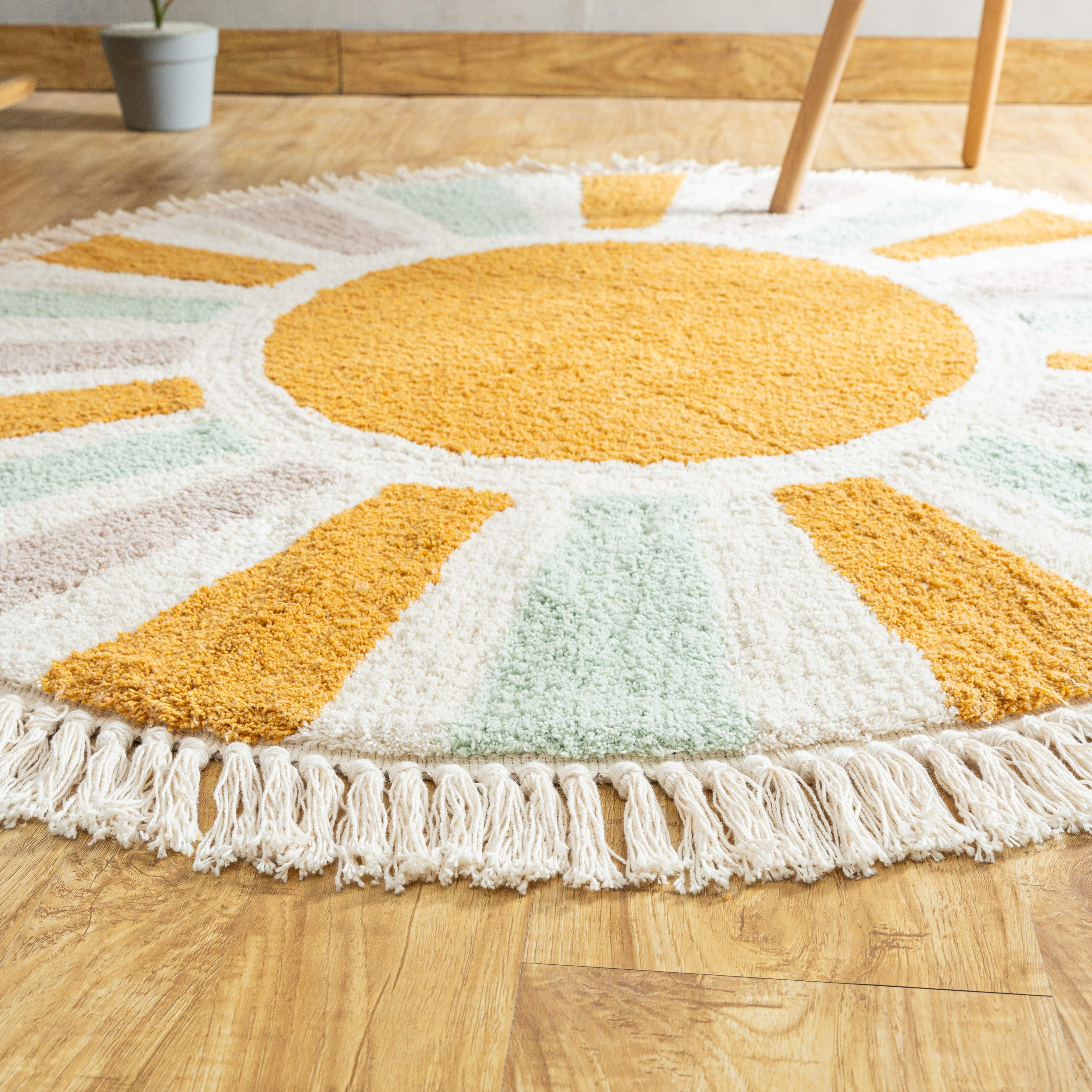 Sunrise Sunburst Tufted Rug - Image 3