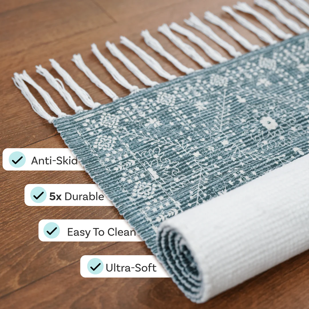 Verdant Fringe Bedside Runner - Image 3