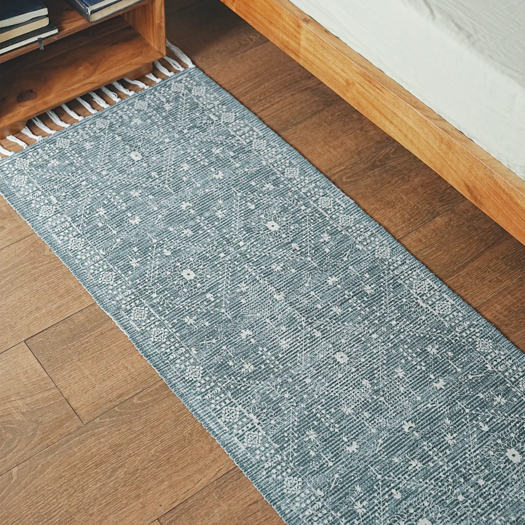 Verdant Fringe Bedside Runner - Image 4