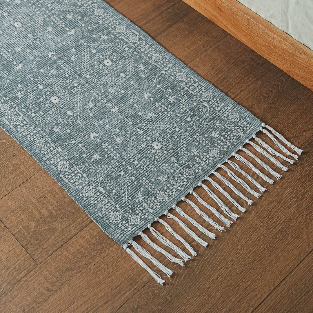 Verdant Fringe Bedside Runner - Image 6