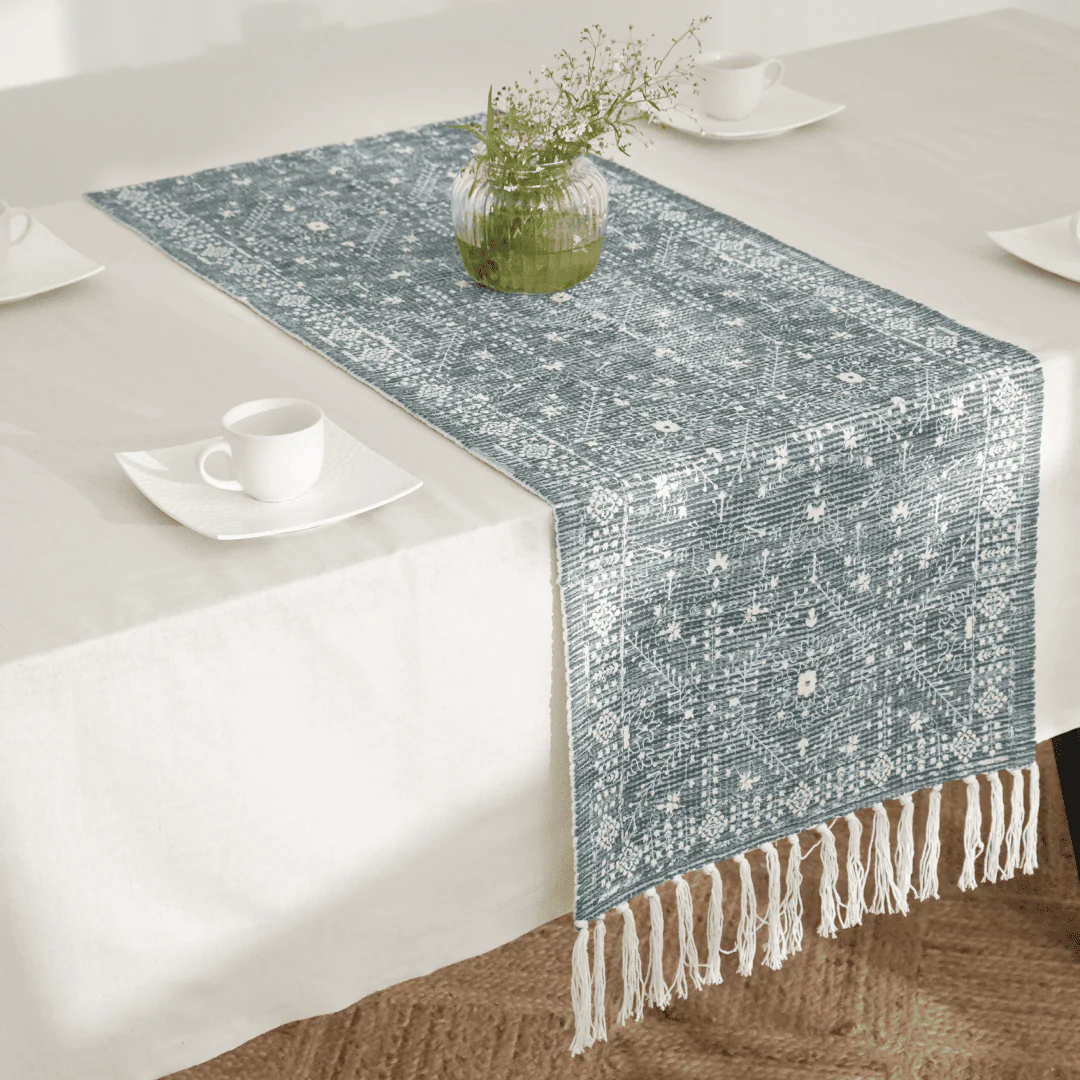 Verdant Fringe Table Runner - Image 7